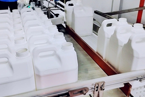 吹塑車間自動化打包生產(chǎn)線